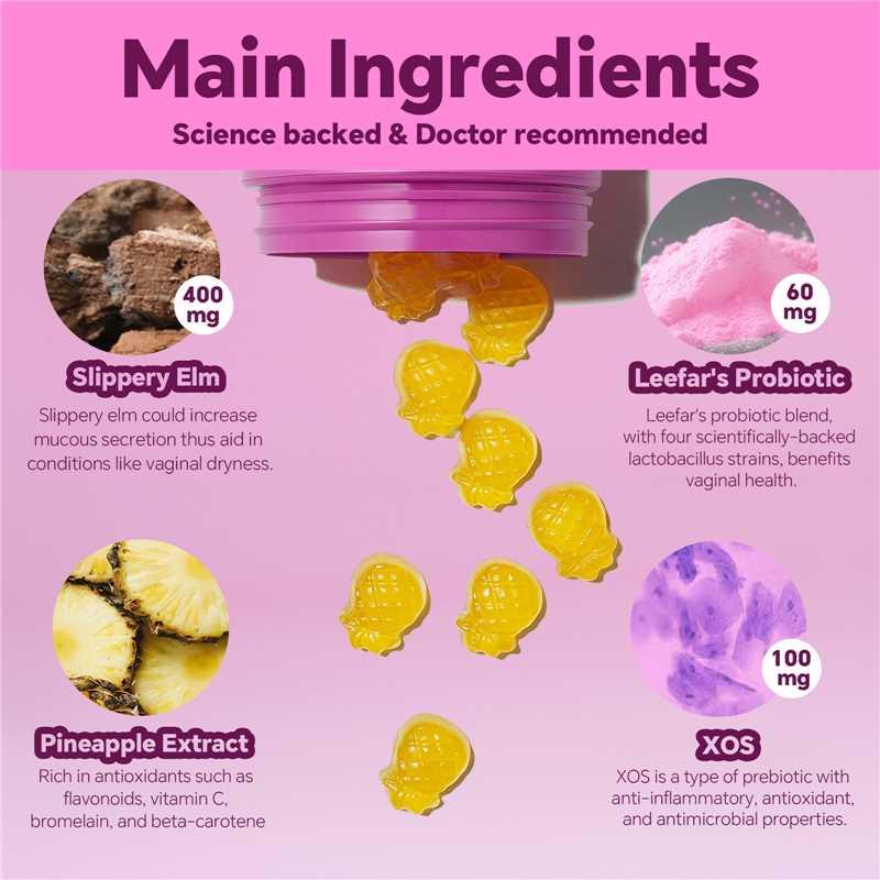 PH Balance Probiotic Gummies for Women | Support Intimate Wellness.