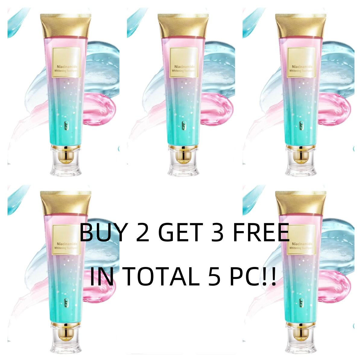 Triple Whitening Niacinamide Whitening Toothpaste – Advanced Whitening for a Brighter Smile2
