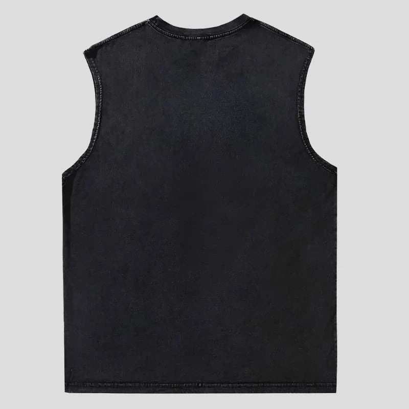 Oversized Graphic T Shirts - Lip Print Cotton Washed Loose Streetwear