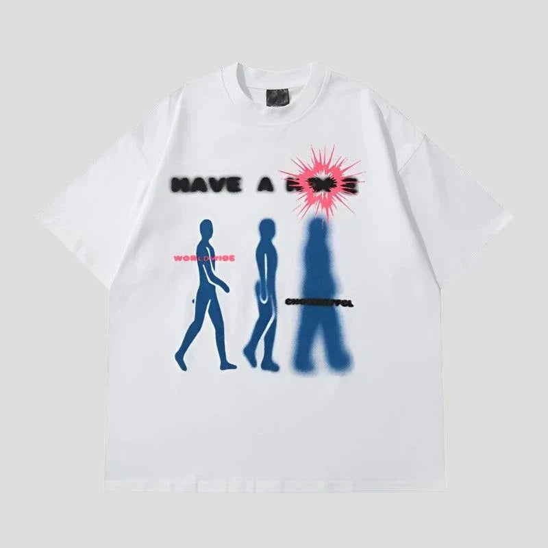 Oversized Classic Cotton T Shirt for Men