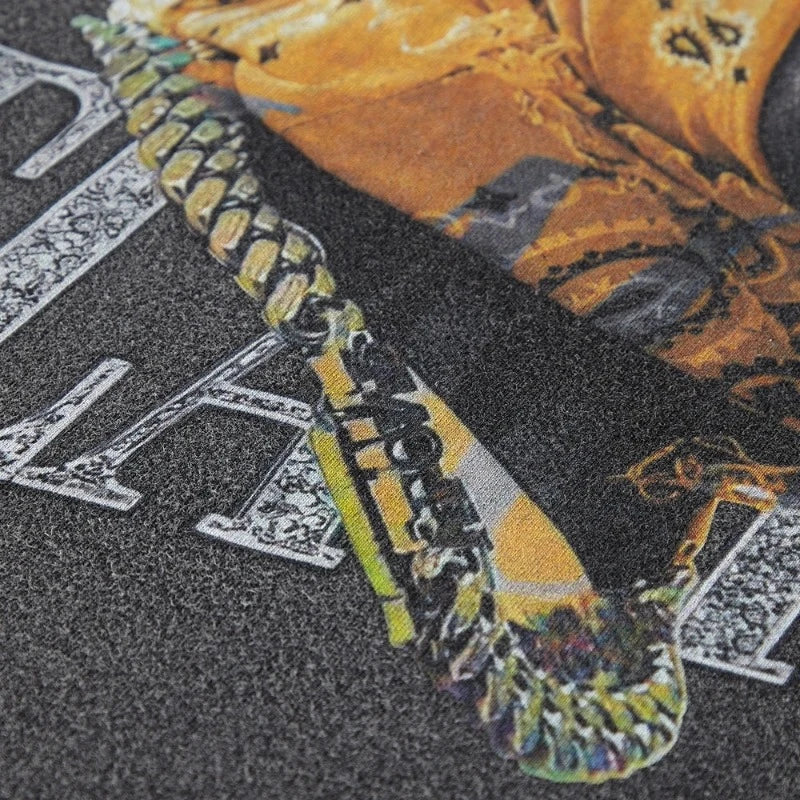 Vintage Washed Rapper Graphic Tees - Summer Streetwear