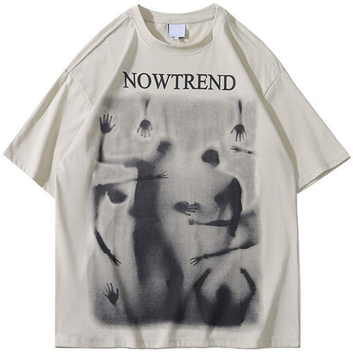 NowTrend Shadow Cotton T-shirts for Men
