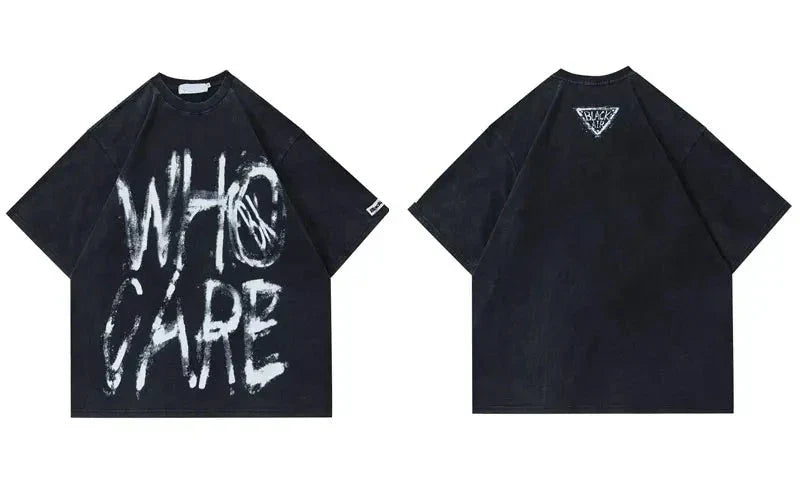 Rebel Soul Vintage Punk Tee Gothic Streetwear with Attitude