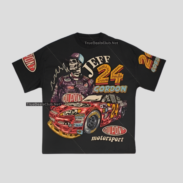 Jeff Gordon 24 Graphic Print T-Shirts
