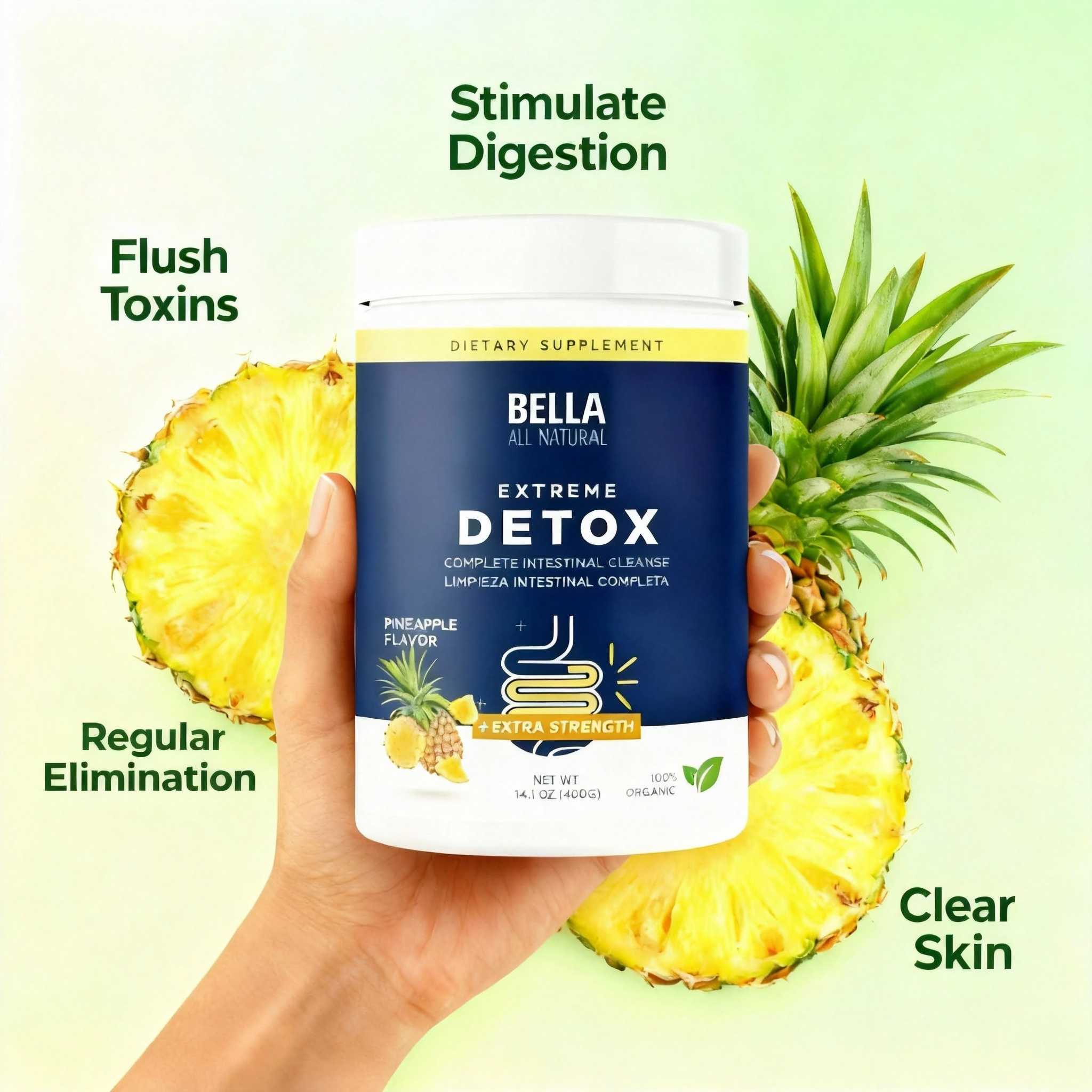 Extreme Detox Powder (Pineapple) – Sleep Balance, Detox & Skin Radiance